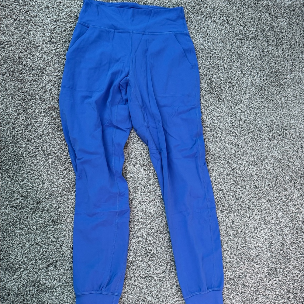 Lululemon Athletica Align Joggers, full length, blue